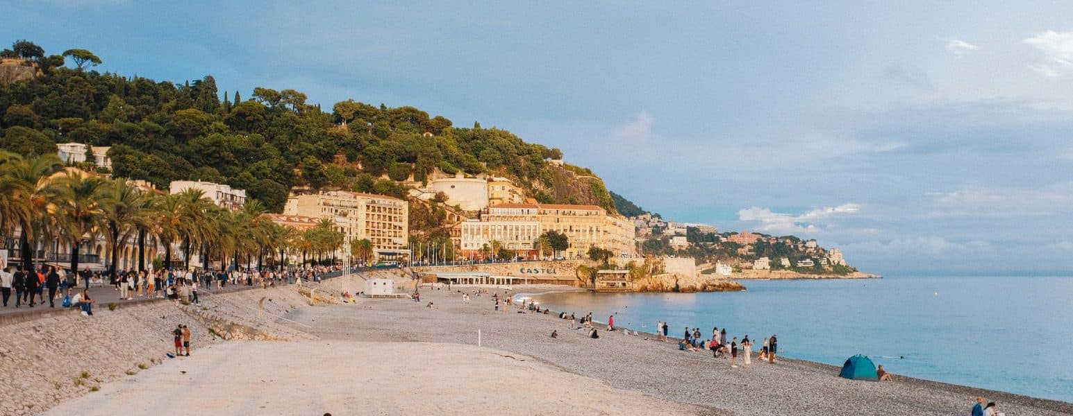 La coulée verte du Paillon au cœur de Nice.